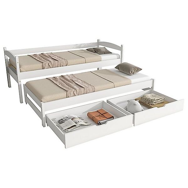 HAUSS SPOLE Kinderbett Tagesbett Funktionsbett Schiebebett Jugendbetten (mi günstig online kaufen