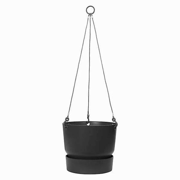 Blumentopf Elho Outdoor Ø 23,9 X 20,3 Cm Schwarz Kunststoff günstig online kaufen