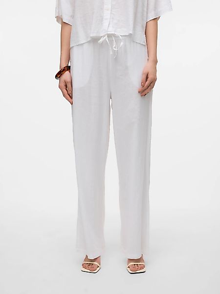 Vero Moda "VMLINN LINEN PANTS WVN NOOS" Sommerhose, mit Leinen günstig online kaufen