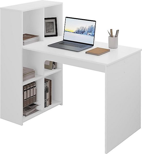 EUGAD Schreibtisch (1-St), Computertisch mit Regal Links oder rechts montie günstig online kaufen