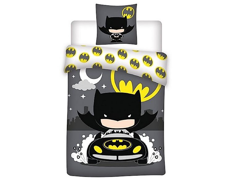 Batman Bettwäsche Bio-Bettwäsche 140x200 cm Hochwertig, weich & hautfreundl günstig online kaufen