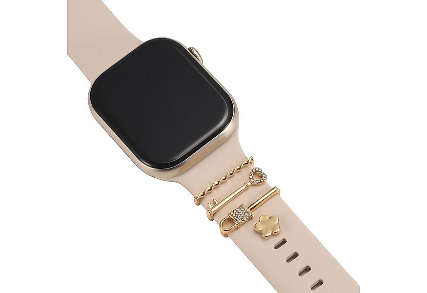 CoolGadget Smartwatch-Armband Schmuck Ringe Charms Uhren Deko Motiv Clips 2 günstig online kaufen