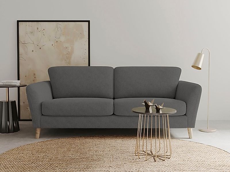 Home affaire 3-Sitzer »MARSEILLE 3er Sofa 206 cm, Cord, Flachgewebe, Strukt günstig online kaufen