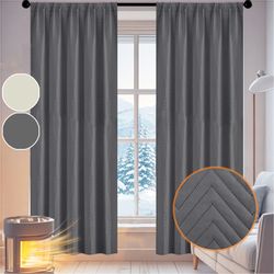 Sunicol Gardine 100% Blickdicht Wärmeisolierend Dicke günstig online kaufen