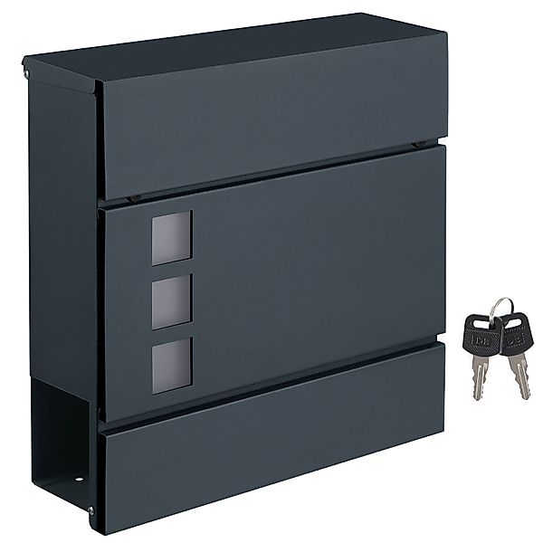 SONGMICS Briefkasten GMB052G01, Wandbriefkasten, modern, abschließbar, günstig online kaufen