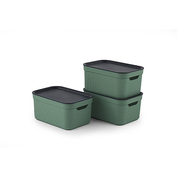 ROTHO Aufbewahrungsbox Jive Dekobox 3er-Set Aufbewahrungskorb günstig online kaufen
