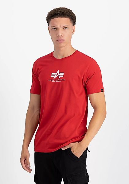 Alpha Industries T-Shirt "Alpha Industries Men - T-Shirts Basic T Mid Logo" günstig online kaufen