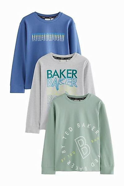 Baker by Ted Baker Langarmshirt Baker by Ted Baker Langarmshirts Baumwolle günstig online kaufen