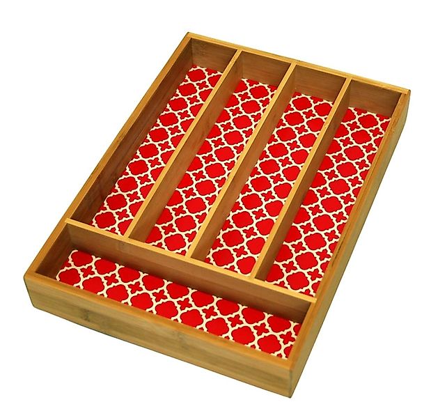 sesua Besteckkasten Besteckeinsatz aus Bambus Holz 35 x 25 x 5 cm günstig online kaufen