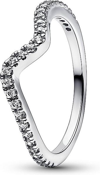 Pandora Fingerring Pandora Funkelnde Welle Ring 192539C01 Damenring günstig online kaufen