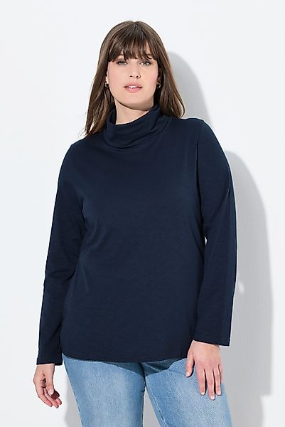 Ulla Popken T-Shirt Shirt Rollkragen Slim günstig online kaufen