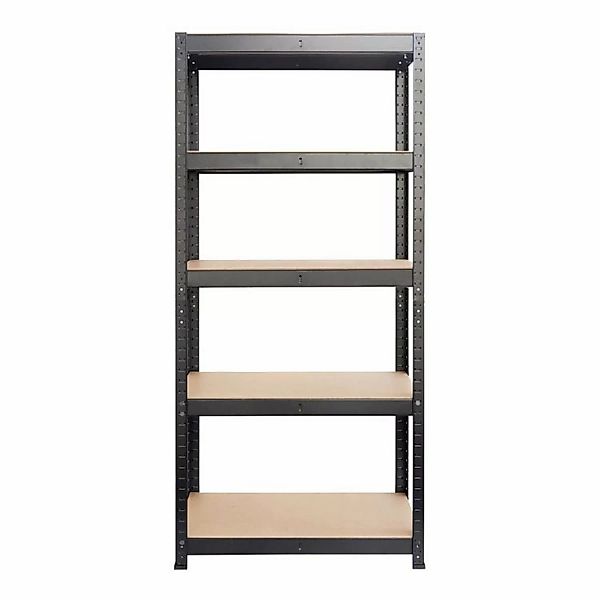 KARAT Schwerlastregal 875 kg Traglast Schwarz 180 x 90 x 40 cm günstig online kaufen