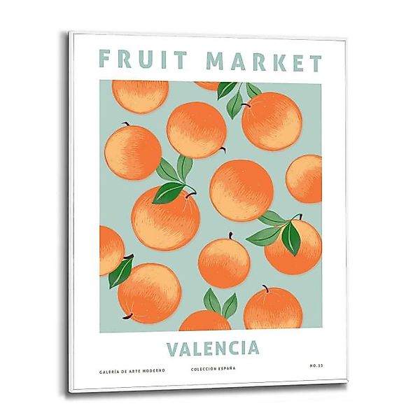 Wandbild VALENCIA ORANGES Slim Frame White ca. 40x50 cm SMF90685 günstig online kaufen