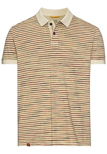 camel active Poloshirt Jersey Poloshirt mit Multicolour-Streifen günstig online kaufen
