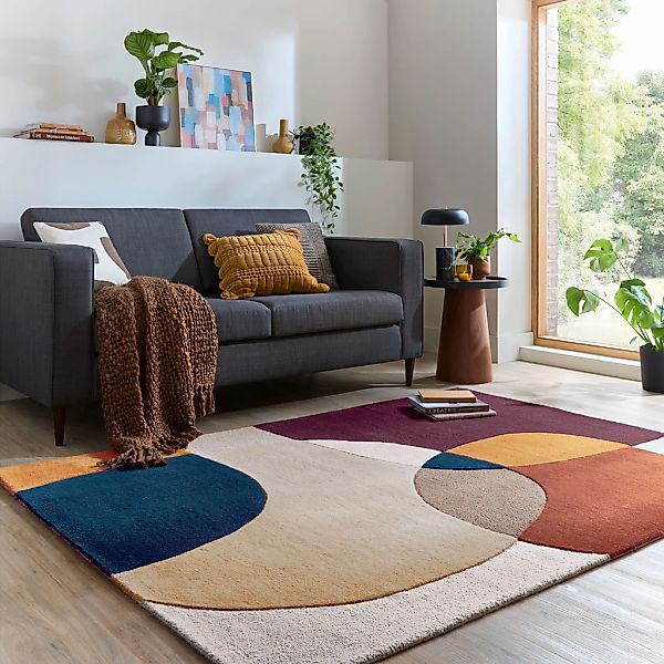 FLAIR RUGS Wollteppich »Glow, gemustert & modern« rechteckig 8 mm Höhe fußb günstig online kaufen