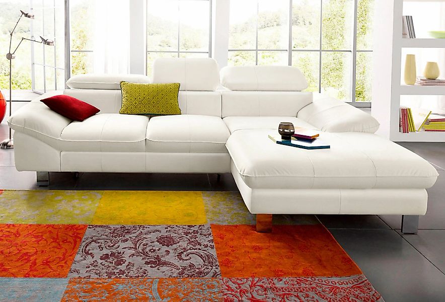 COTTA Ecksofa "Driver L-Form" mit Kopfteilverstellung, wahlweise mit Bettfu günstig online kaufen