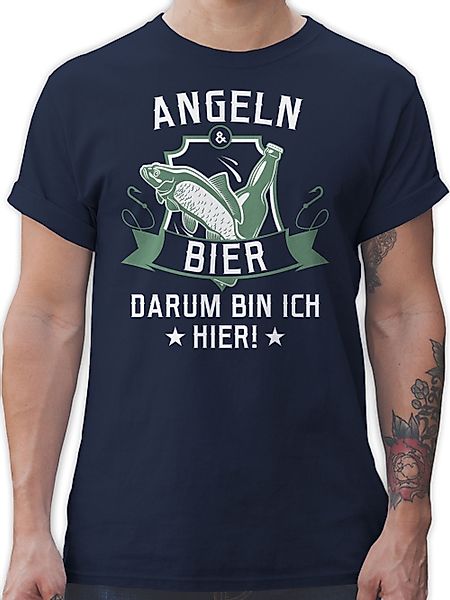 Shirtracer T-Shirt Angeln und Bier Angler günstig online kaufen