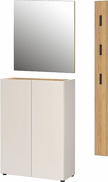 GERMANIA Garderoben-Set "GW-Alviano" 3 Stk. tlg. mehrteiliges Set mit eckig günstig online kaufen