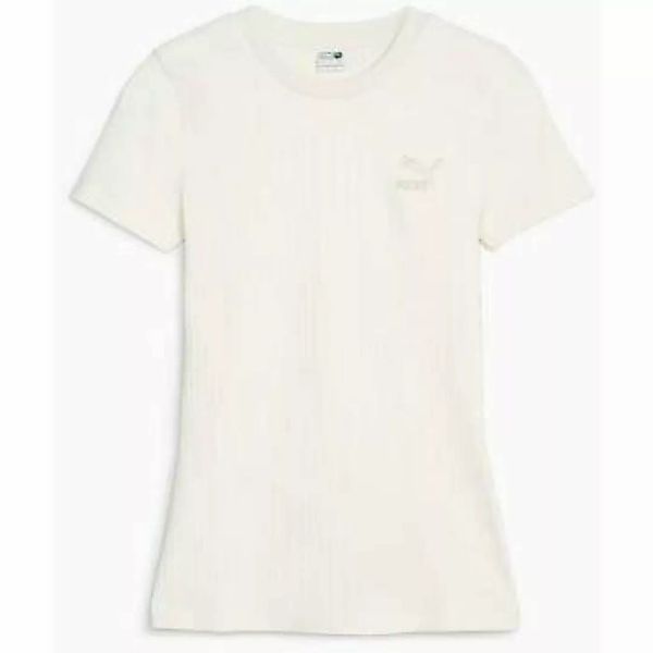 Puma  T-Shirts & Poloshirts CLASSICS RIBBED SLIM günstig online kaufen