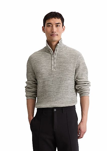 Marc OPolo Rundhalspullover "aus Baumwoll-Schurwoll-Mix" günstig online kaufen