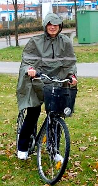 BURI Regenponcho Fahrrad Regenponcho Regenumhang oliv günstig online kaufen