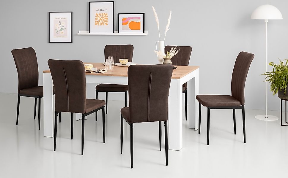 Home affaire Esstisch "Bergamo Küchentisch" pflegeleichter Esstisch, erhält günstig online kaufen