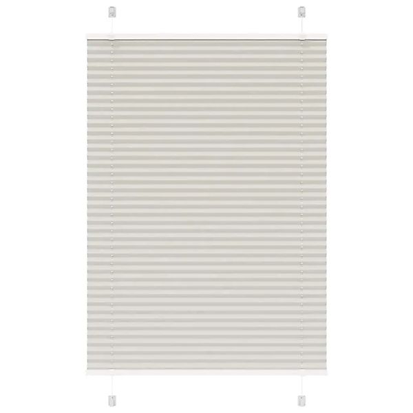 vidaXL Plissee Hellgrau 85x150 cm Stoffbreite 84,4 cm Polyester 4015344 günstig online kaufen