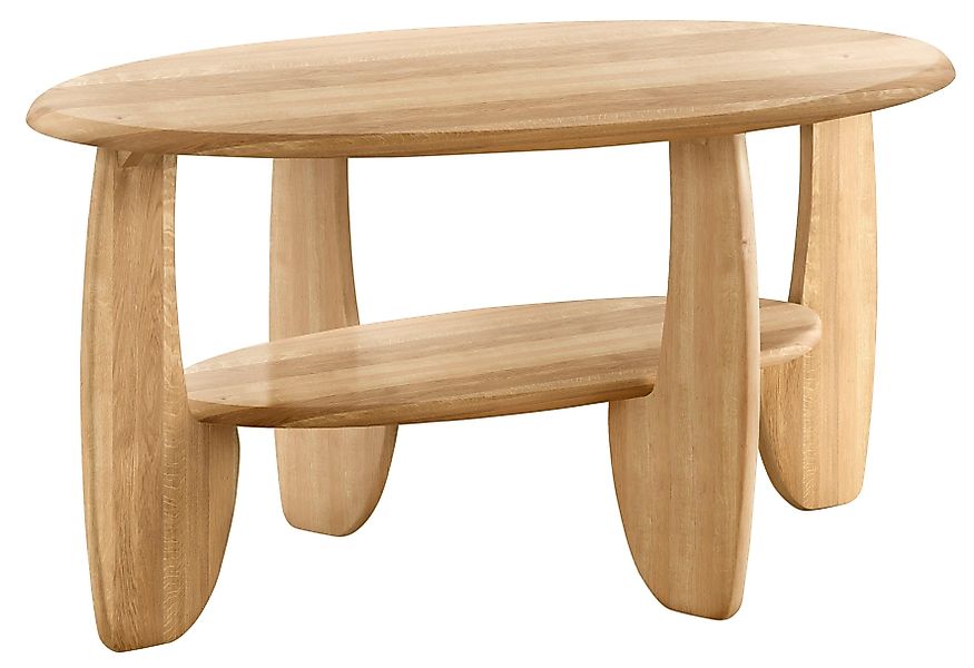 Home affaire Couchtisch, aus Massivholz Wildeiche günstig online kaufen