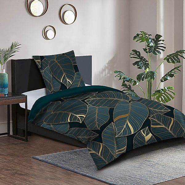SANILO Bettwäsche 4-teilig Monstera günstig online kaufen
