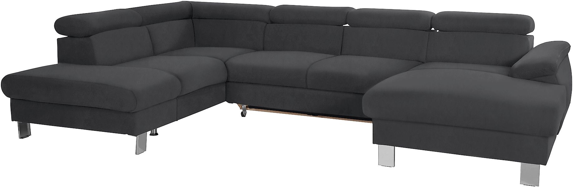 COTTA Wohnlandschaft »Komaris U-Form, B: 320 cm« mit Kopfteilverstellung, o günstig online kaufen