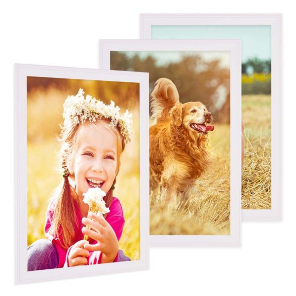 PHOTOLINI Bilderrahmen 3er Set im Landhaus-Stil günstig online kaufen