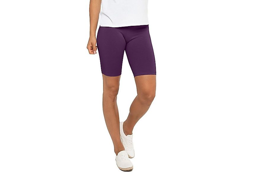 celodoro Shorts Damen Kurzleggings Stretch-Jersey Radlerhose aus Baumwolle günstig online kaufen
