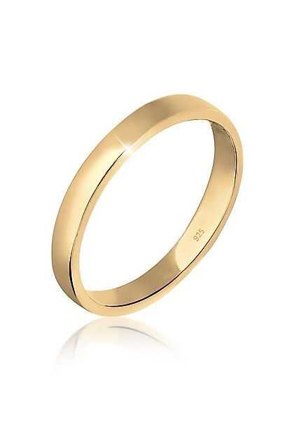 Elli Fingerring Basic Ehering Partnerring Damen 925er Silber, Ehering günstig online kaufen
