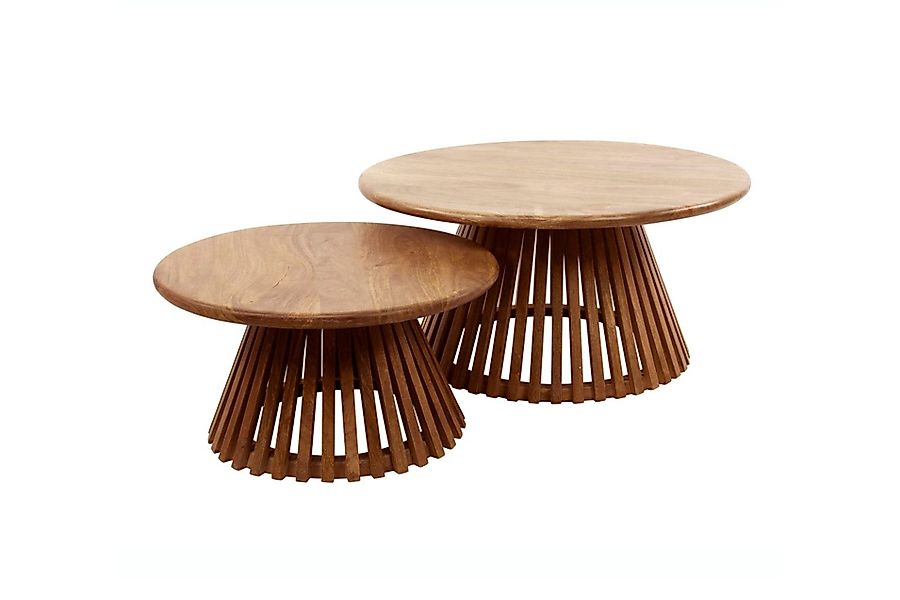 KAWOLA Couchtisch LANI (Set, 2-St), Mangoholz günstig online kaufen