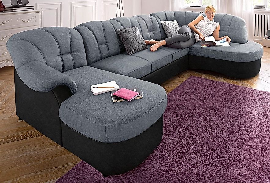 DOMO collection Wohnlandschaft "Santana mit viel Platz, komfortabel, modern günstig online kaufen