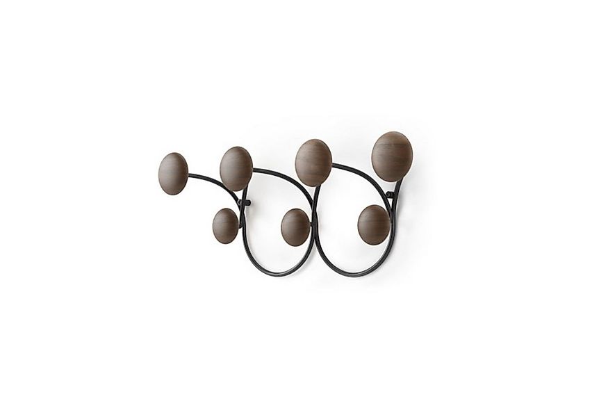 Umbra Wandgarderobe Dotsy 7 Haken schwarz/walnuss günstig online kaufen