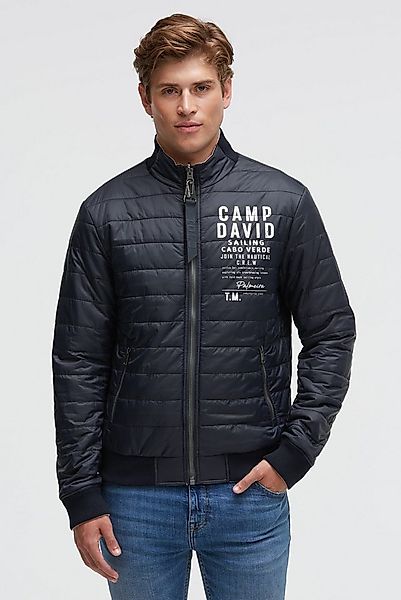 CAMP DAVID Wendejacke mit Rippbündchen im Ärmel günstig online kaufen