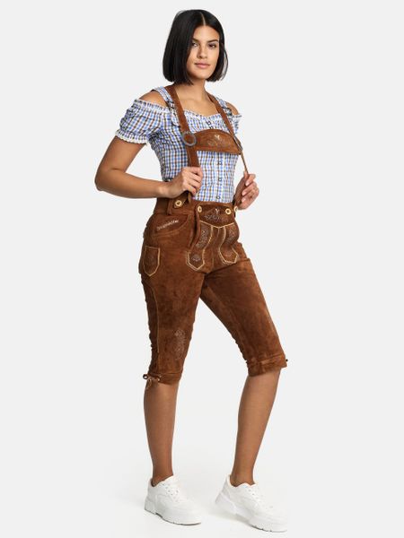 Steigenhöfer Manufaktur Trachtenlederhose Damen Kniebund günstig online kaufen