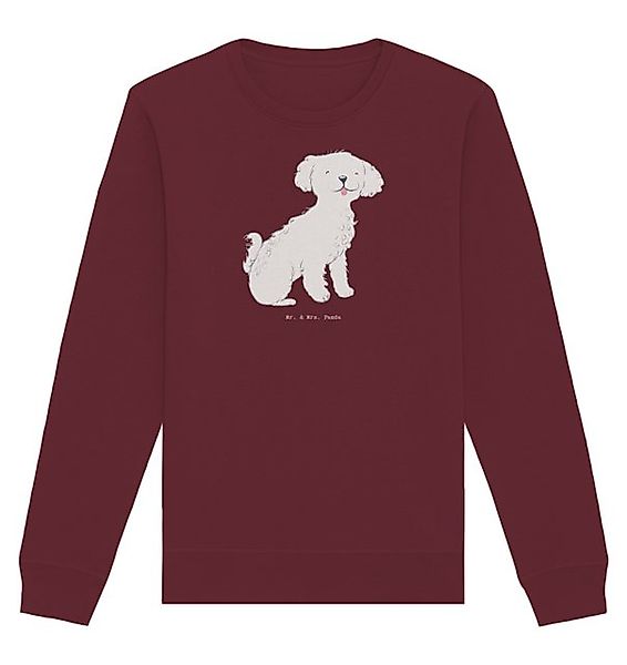 Mr. & Mrs. Panda Longpullover Bichon Frisé Moment Größe L - Burgundy - Gesc günstig online kaufen