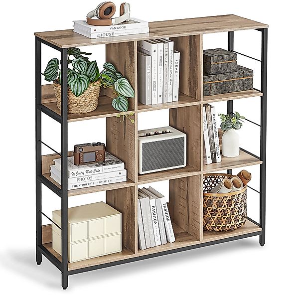 VASAGLE Bücherregal Aufbewahrungsregal, Standregal mit 6/8/9 günstig online kaufen