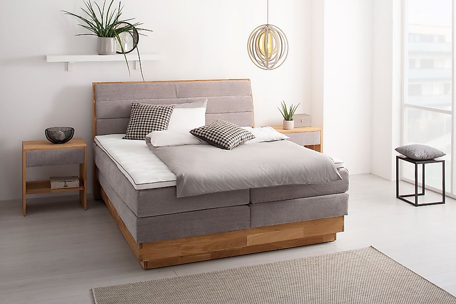OTTO products Boxspringbett, LED-Beleuchtung, mit zertifizierten, günstig online kaufen