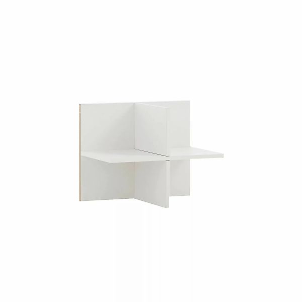 PROREGAL Regalkreuz Pigeon HxBxT 38,4 x 47,5 x 32,8 cm Weiß günstig online kaufen