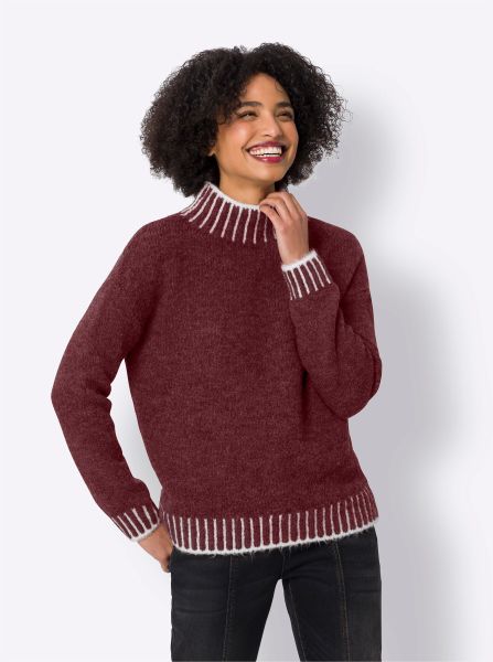 heine Strickpullover Stehkragenpullover günstig online kaufen