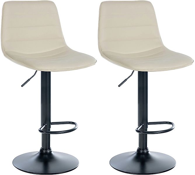 CLP Barhocker Lex Kunstleder (2er Set, 2 St., 2er), Metallgestell, Höhenver günstig online kaufen