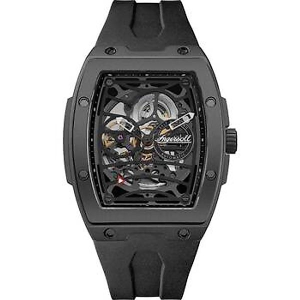 Ingersoll Quarzuhr Ingersoll Herrenuhr Silikon schwarz, günstig online kaufen
