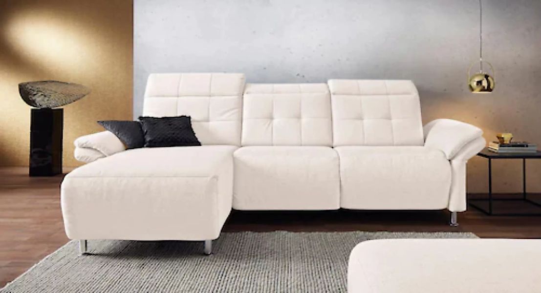 Places of Style Ecksofa "Manhattan L-Form", 2 Sitze mit elektrischer Relaxf günstig online kaufen