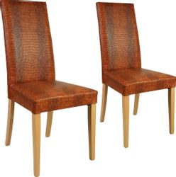 Home affaire Polsterstuhl "Java" (Set) 2 Stk. Kunstleder Kunstlederbezug mi günstig online kaufen