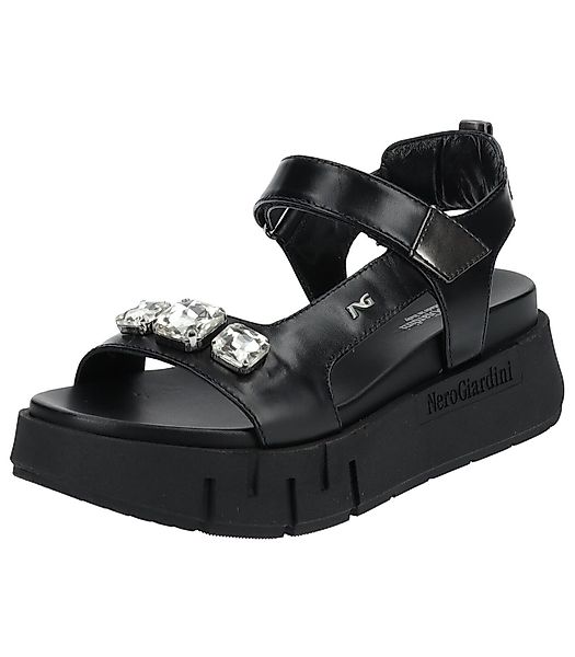 Nero Giardini Sandalen Leder/Textil Riemchensandalette günstig online kaufen