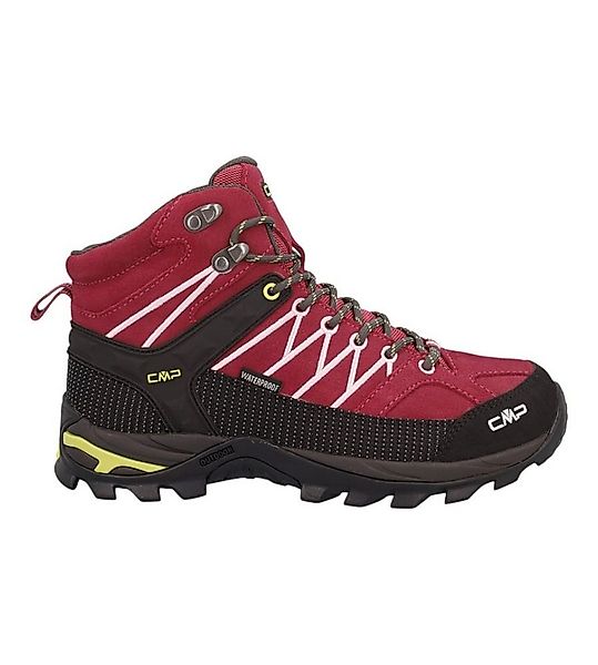 CMP Rigel Mid WP (Trekking, wasserdicht) rot/schwarz Damen Wanderschuh günstig online kaufen