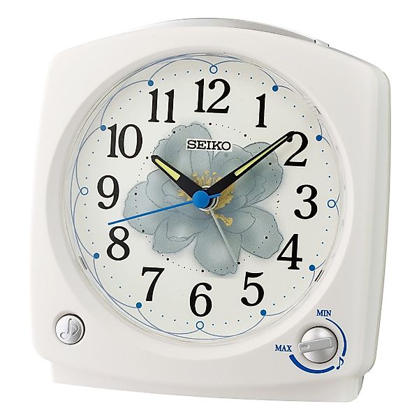 Seiko Quarzwecker mit Vogelstimmen Weiß günstig online kaufen